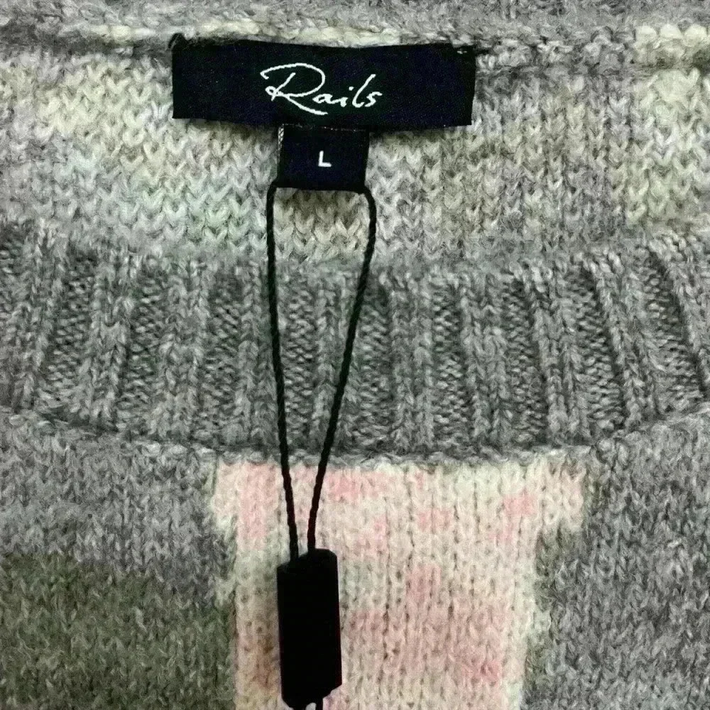 Rails new Virgo Gray Tie Dye Crewneck Wool Blend Sweater Size Large NWT - Picture 4 of 9